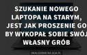 Stary laptop będzie wiedział co się święci