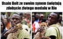 Usain Bolt z synem
