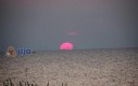 Zachód słońca nad jeziorem Michigan