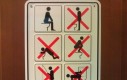 Zakazy w toalecie