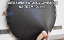 Naprawdę fatalny wypadek na trampolinie