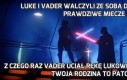 Luke i Vader walczyli ze sobą dwa razy na prawdziwe miecze