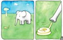 Słoń vs myśliwy