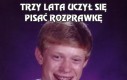 Trzy lata uczył się pisać rozprawkę