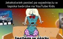 Tak, dobrze widzisz, czarny tekst z białą obwódką