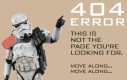 Error 404, to nie tej strony szukacie