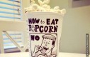 Jak jeść popcorn