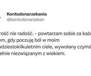 Ja już nie młodzieniaszek
