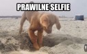 Selfie na plaży
