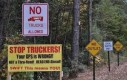 Prawdziwego amerykańskiego truckera nie powstrzyma żaden znak