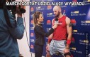 Marcin Gortat udzielający wywiadu