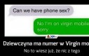 Dziewczyna ma numer w Virgin mobile?