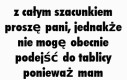 Sytuacja jest problematyczna, szanowna pani profesor