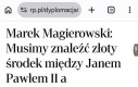 Inaczej Polska się posypie