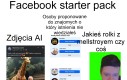 Twarzksiążka pakiet startowy