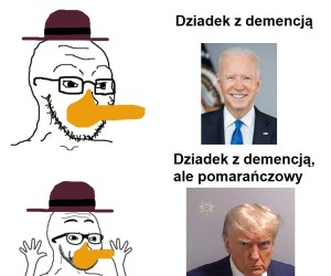 Nie chciało mi się malować go na zielono. Uznajmy, że jest pokolorowany.
