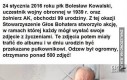 Życzenia dla kombatanta AK