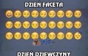 Jak mija dzień faceta i dziewczyny