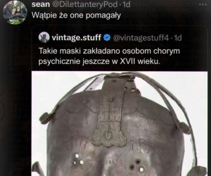 Wygląda trochę jak maska do degustacji parówek