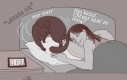 Spanie z kotem