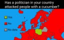 Czy w twoim kraju polityk zaatakował kogoś ogórkiem?