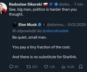Niósł Elon razy kilka...