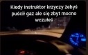 Nic nie może zrobić bo jemu pedał hamulca i sprzęgła się urwał