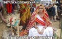 Indyjska dziewczyna wyszła za psa