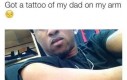 Tatuaż taty