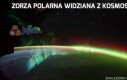 Zorza polarna widziana z kosmosu