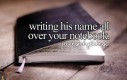 Napisać jego imię na okładce...