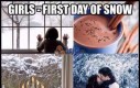 Pierwszy śnieg - Dziewczyny vs Chłopaki