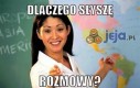 Dlaczego słyszę rozmowy?