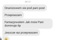 Najważniejsze że żałuje