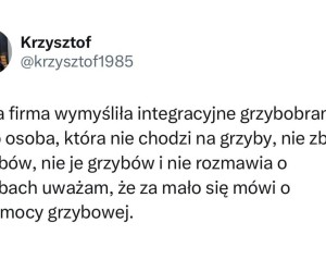 Grzyby to nie moja bajka