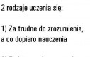 Dwa rodzaje uczenia się