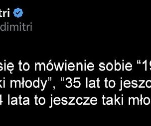 Starzenie się jest jak