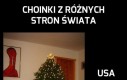 Choinki z różnych stron świata