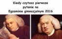 Pierwsze pytanie