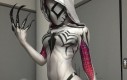 Kobiecy cosplay spidermana