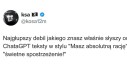 Natchniony pewnością siebie