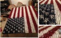 Amerykańska flaga stworzona z 4000 pomalowanych żołnierzyków