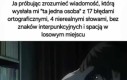 Nie da się