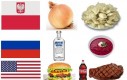 Jedzenie z różnych krajów