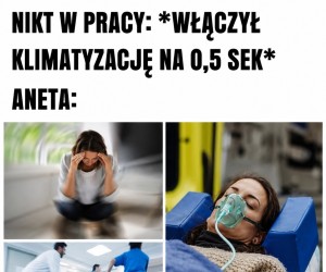 Nie lubi jak jej wieje