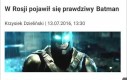 Jakoś nie dziwi mnie kraj