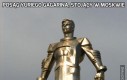 Posąg Yuriego Gagarina, stojący w Moskwie