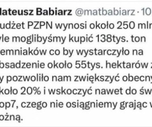 Ja bym naszych  piłkarzy wywalił na zbity ryj