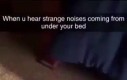 Gdy słyszysz dziwne hałasy spod łóżka