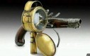 Pistolet czarnoprochowy z celownikiem optycznym